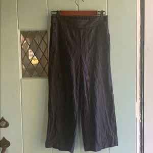 Madewell cropped striped trousers